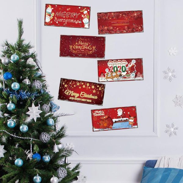 

wall stickers 6pcs christmas sticker cute cartoon family face mask self adhesive door window home party ornaments gift decoration