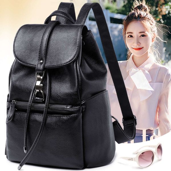 

2021 backpack women's fashion bag simple college style high capacity backpack