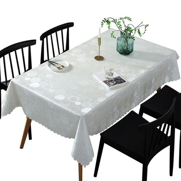 

table cloth waterproof tablecloth plaid flowers geometric embossing printing pvc plastic decoration home toalha de mesa