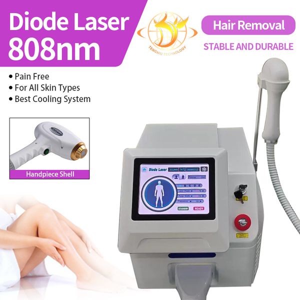 

808nm diode laser hair removal permanent remova bikini lazer alexandrite depilation hairs reduction machine, Black