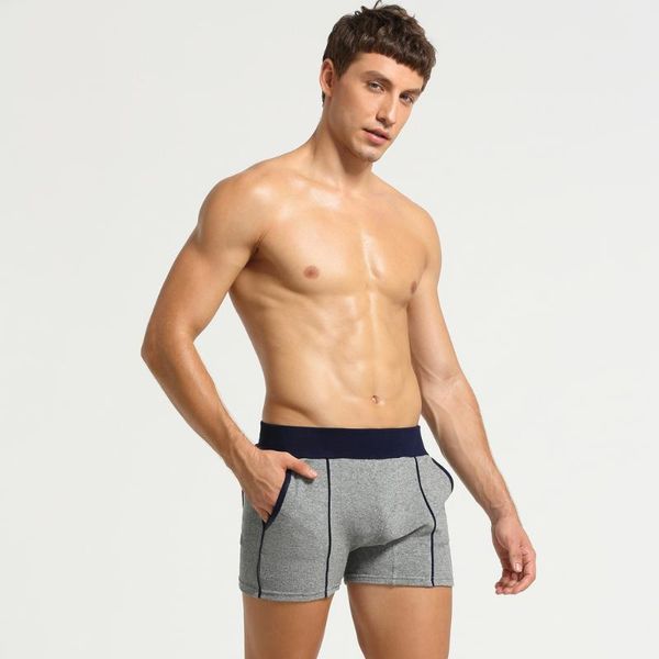 

men's shorts seobean mens brand cotton home comfort smooth pile furry, White;black