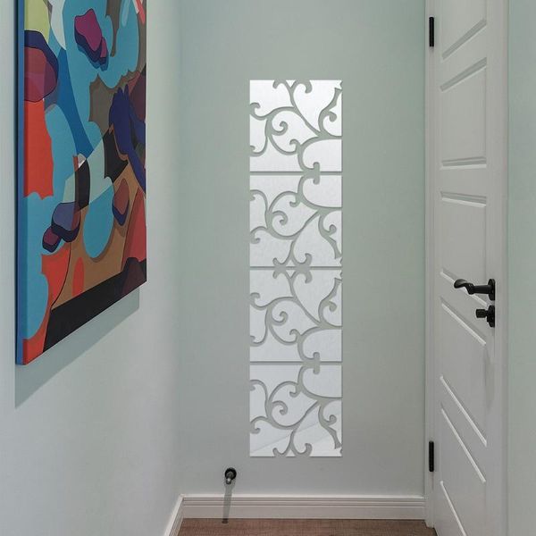 

mirrors acrylic mirror wall sticker creative self-adhesive oversized 3d stereo