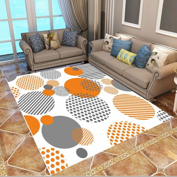 

carpets simplicity fashion soft flannel 3d printed rugs mat anti-slip large rug carpet home decoration style-6