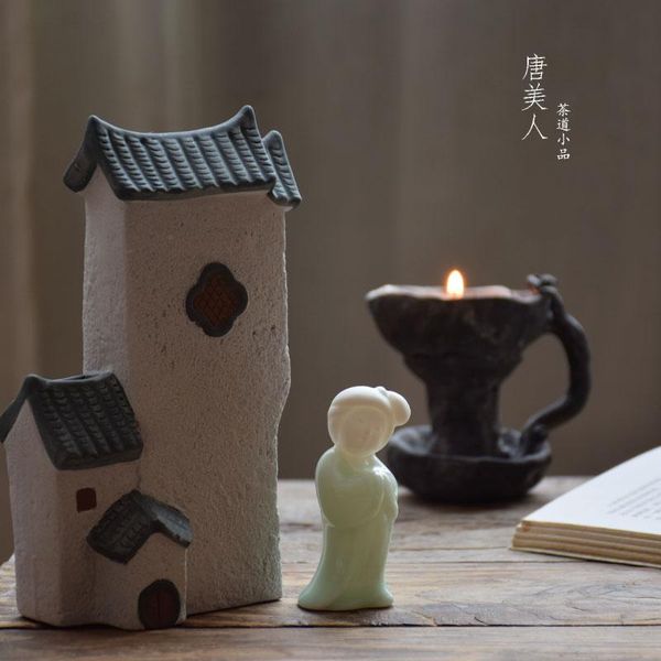 

party favor ceramic horses family decor animal shape deskornament home decoration