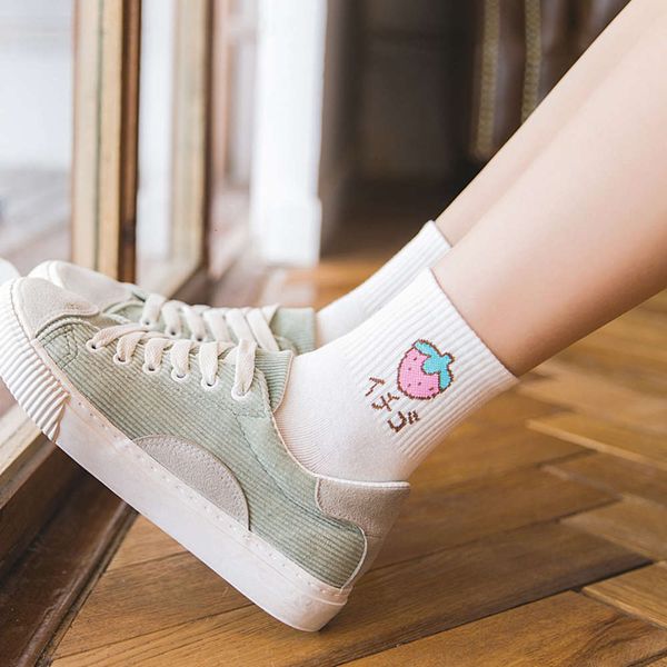 

spring autumn pure cotton bottoming cartoon cute short, Black;white