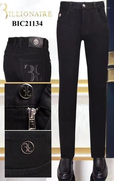 

men's jeans 2021 men summer thin cowhide fashion casual comfortable embroidery cotton size 31-40 ng, Blue