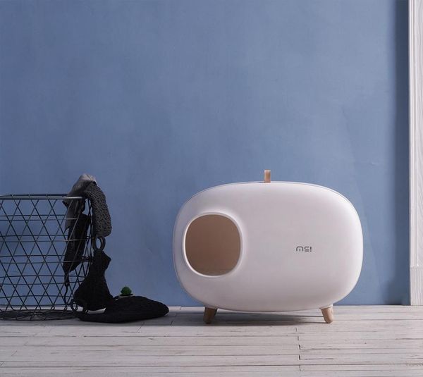 

other cat supplies pets 2021 pet litter box fully enclosed poop tray toilet