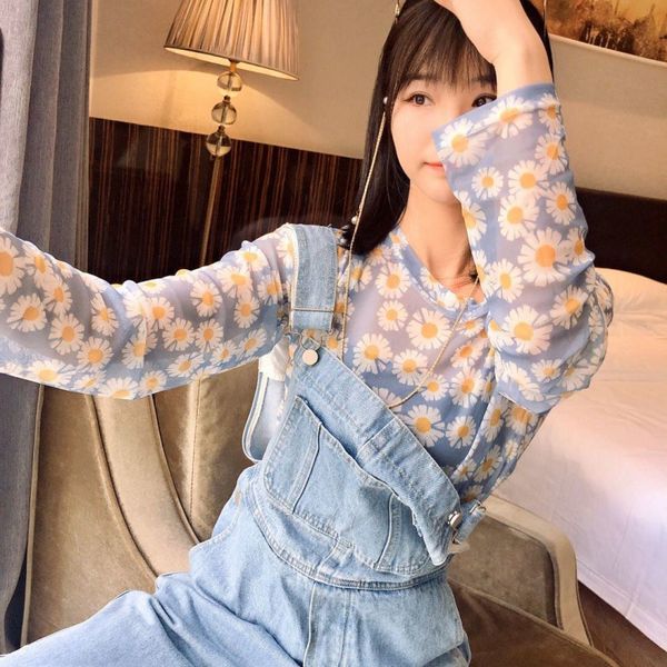 

2021 ins mesh slim all-match thin sunscreen long sleeve base t-shirt kawaii clothes graphic tshirt cartoon tshirts for women, White