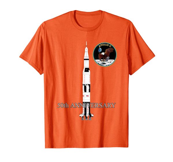 

Apollo 11 Saturn V Badge Pacht 50th Moon Landing Anniversary T-Shirt, Mainly pictures