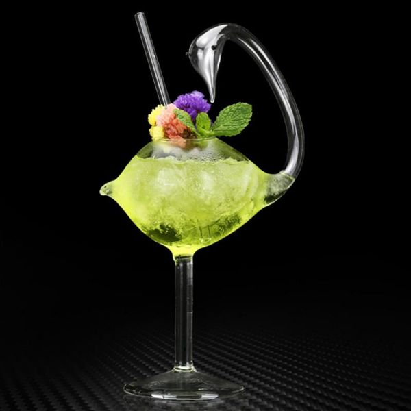 

wine glasses bar soul high borosilicate glass cartoon swan personality shape bird cup creative net red po cocktail lb70414