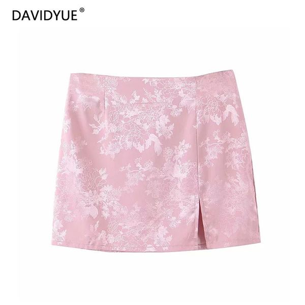 

skirts mini women streetwear high waist pencils skirt black short korean pink satin chinese vintage 2021