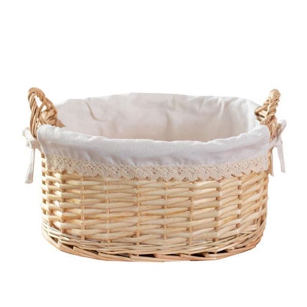 

storage baskets wicker basket toy deskbox bedroom study willow