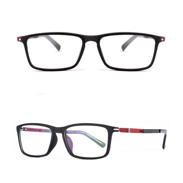 

fashion sunglasses frames ultra light tr90 spectacle men's leisure business eyeglasses women's flexible myopia eyewears alloy temp, Black