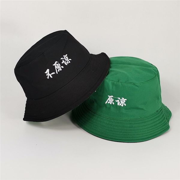 

double sided fisherman's hat for women in spring and autumn