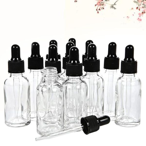 

storage bottles & jars 12pcs essential oil subpackaging dropper glass bottle empty makeup
