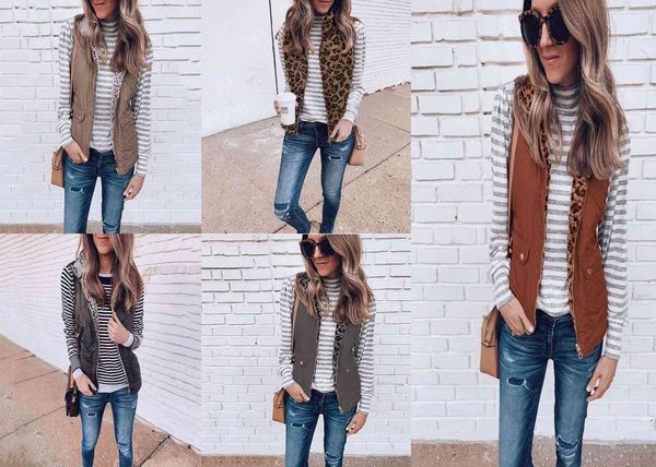 

autumn and winter 2021 zipper double pocket women's et vt, Black;white