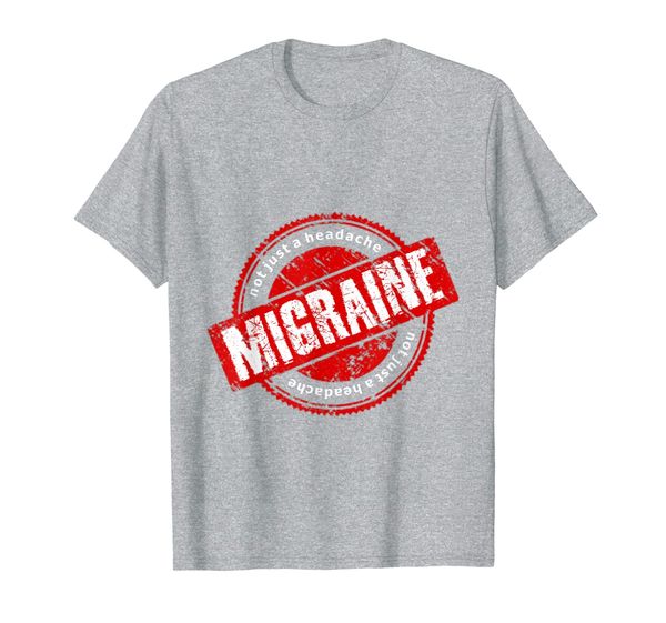 

migraine headache chronic pain shirt not just a headache t-shirt, White;black