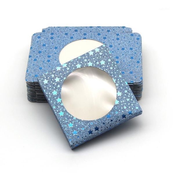 

packaging beauty shiny star natural lashes pack square box glitter shining softs paper 10/20/30/50/100 pieces vendors1