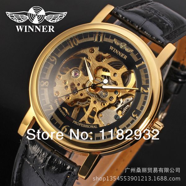 

winner men's fashion business watch, Slivery;brown