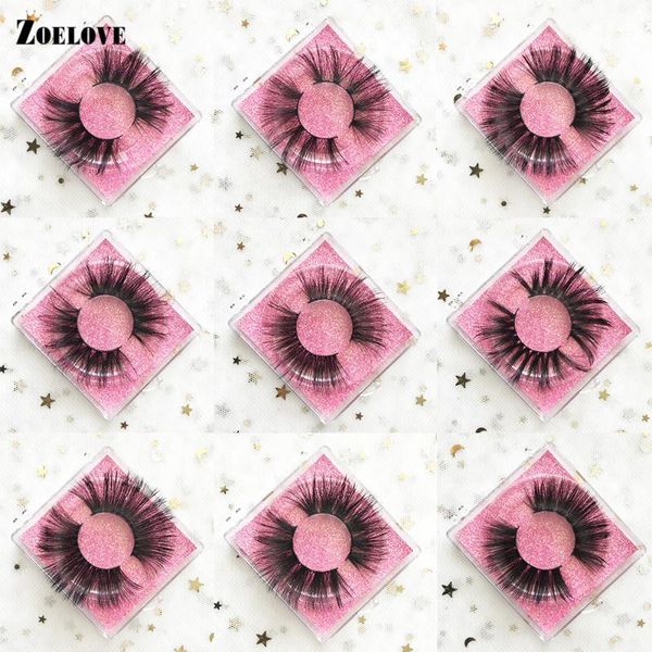 

faux mink lashes wholesale false eyelashes fluffy eye bulk fake lash vendors 25mm long 5d eyelash boxes1