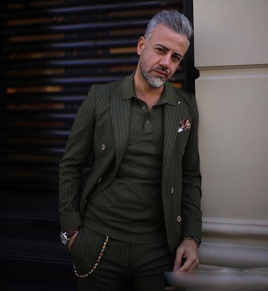 

men's suits & blazers summer business dark green 3 piece wedding tuexdos formal prom suit party blazer (jacket+pants) chic streetwear c, White;black