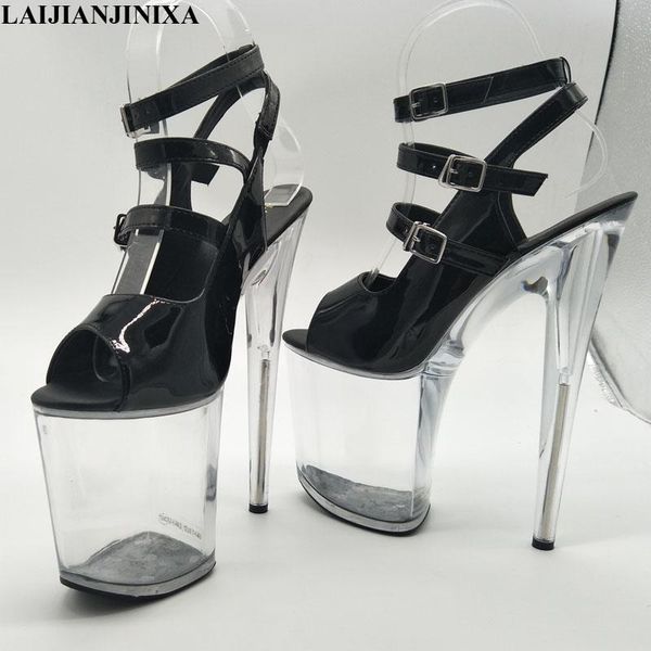 

fashion 20 cm thin high heels sandals summer shoes woman gladiator party wedding women, Black