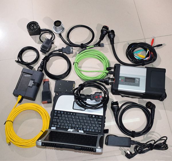 

icom a2+b+c plus mb star c5 car diagnostic scanner for bmw/ben- cars 1tb hdd in cf-19 i5 lapicom a2+c5 sd connect tool