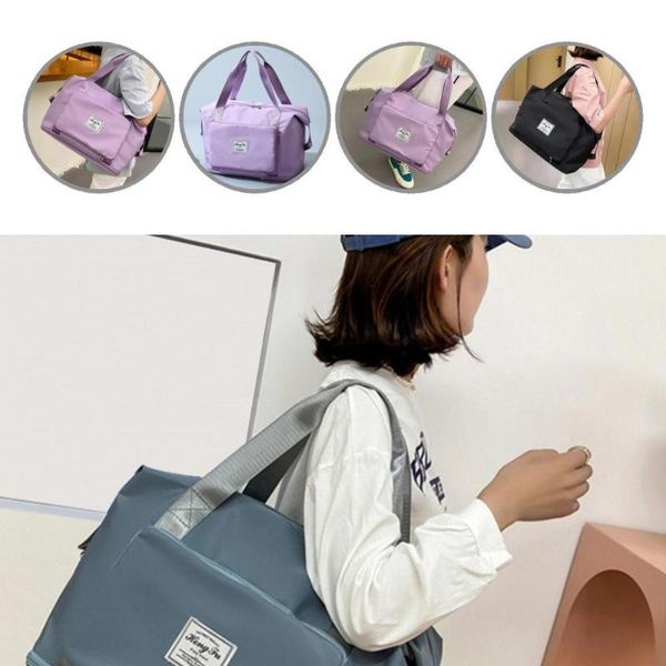 

storage bags tote gym bag fashion scratch-proof waterproof space saving travel duffel
