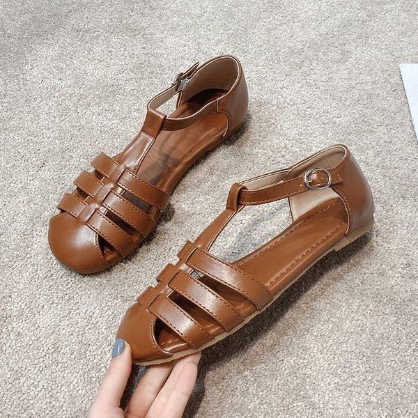 

clear heels cross fashion womens shoes 2021 female sandal breathable luxury girls low summer spring retro comfort beige sandals, Black