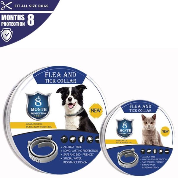

cat collars & leads pet dog collar anti flea mosquitoes outdoor adjustable accessories 8 month tick prevention