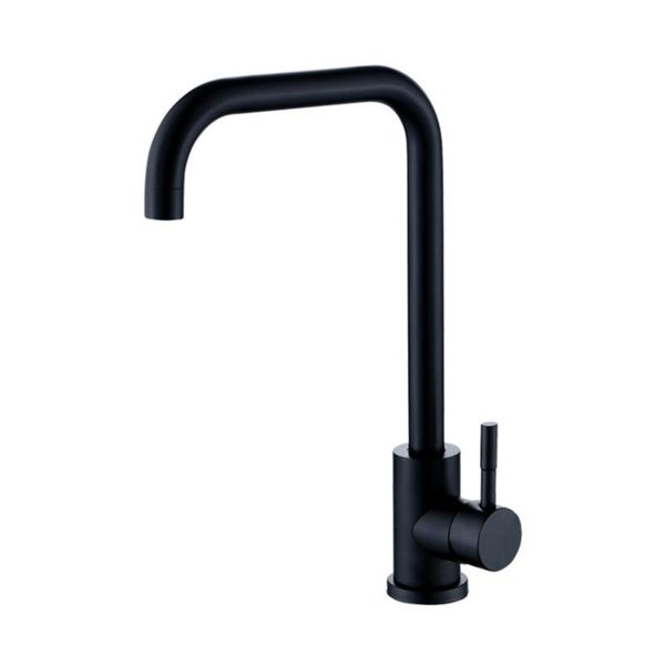 

1pc stainless steel black stoving varnish rotatable kitchen sink bathroom faucets