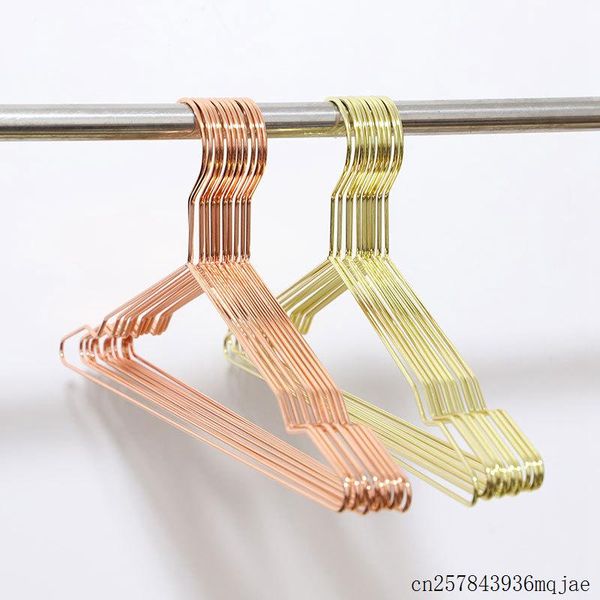 

hangers & racks 50pcs metal hanger with groove suit heavy duty strong coats for clothes shirts