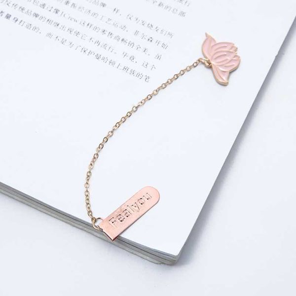 

metal bookmarks lotus leaf creative classical exquisite mini art pattern book mark page folder markers office school supplies bookmark