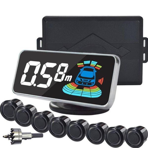 

car video parking lot reversing radar sensor electronic auxiliary probe buzzer spare kit system 8 voice automatic senso det i8s0