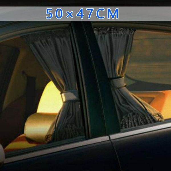 

car sunshade mesh sun shade curtains polyester replacement accessory cover parts side