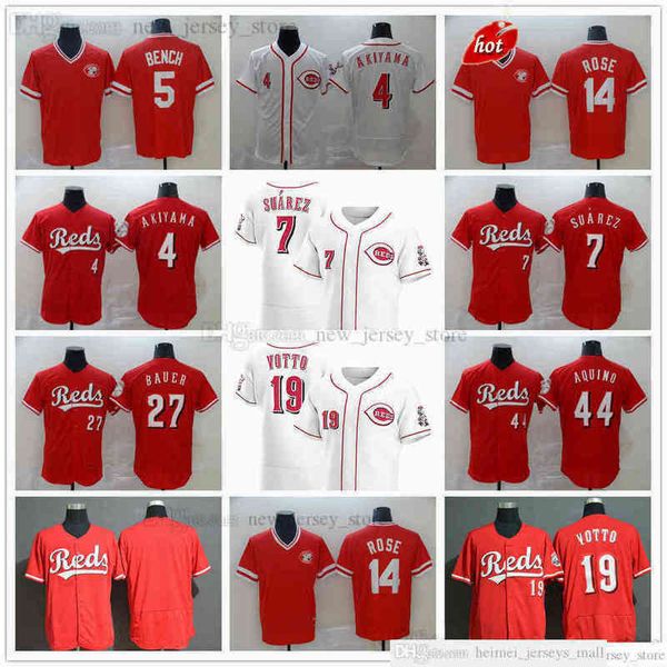 

2022 News Baseball 4 Shogo Akiyama Jerseys Stitched 14 Pete Rose 7 Eugenio Suarez 19 Joey Votto 27 Trevor Bauer 44 Aristides Aquino 5 Johnny, As picture
