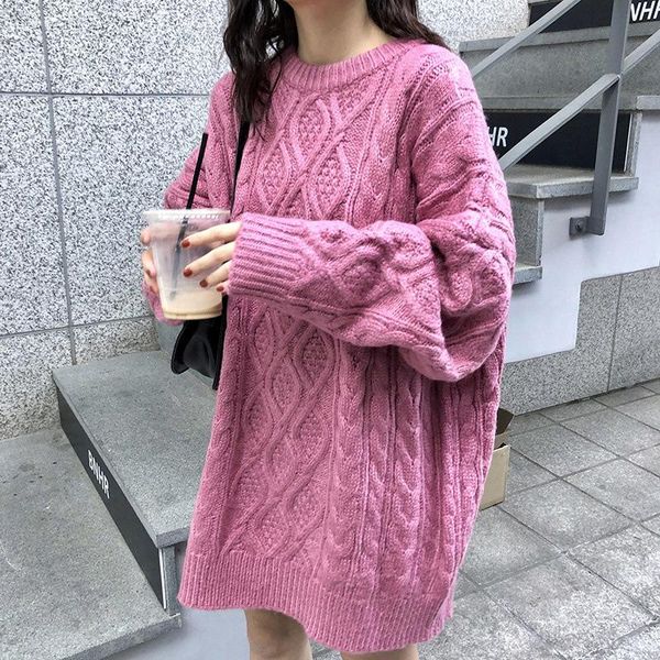 

casual dresses knit sweater dress women o-neck long sleeve loose oversize work streetwear harajuku francais autumn winter vestidos, Black;gray