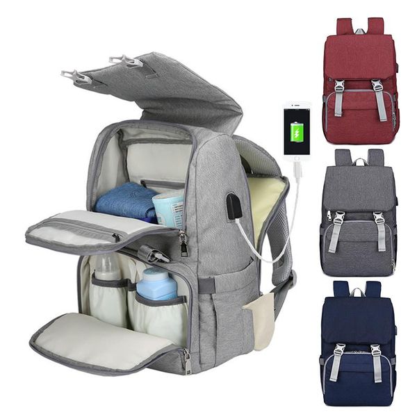 

diaper bags organizer bag backpack for children nursing baby stroller travel zaino mamma multifunzione mommy supplies ab50mm