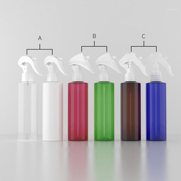 Contenitori cosmetici in plastica vuoti Mouse Trigger Pompa spray Trucco Bianco Blu Marrone Trasparente Bottiglia Nebulizzatore Bottiglie di stoccaggio Vasi