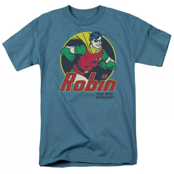 

Robin - The Boy Wonder T-Shirt DC Comics Sizes S-3X NEW, White;black