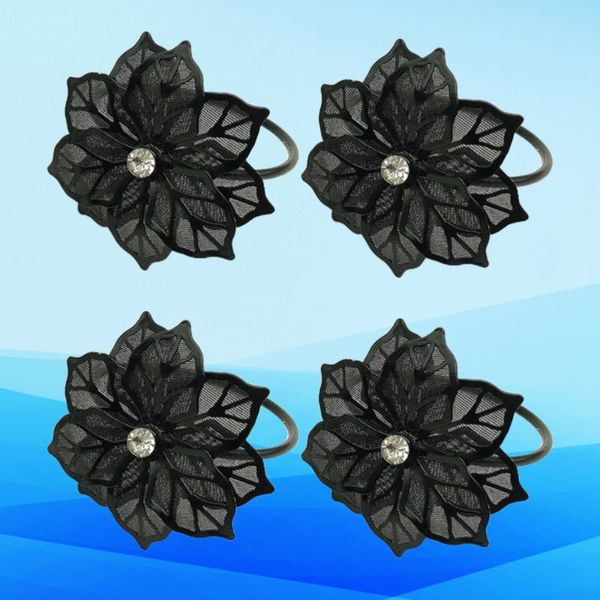 

napkin rings 4pcs elegant durable holder tablecloth for party wedding