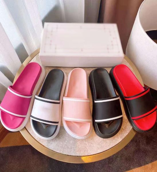 

slippers 2021 spring and summer designer brand high-quality imported pvc upper material trendy women's size 35-40 yards, Black
