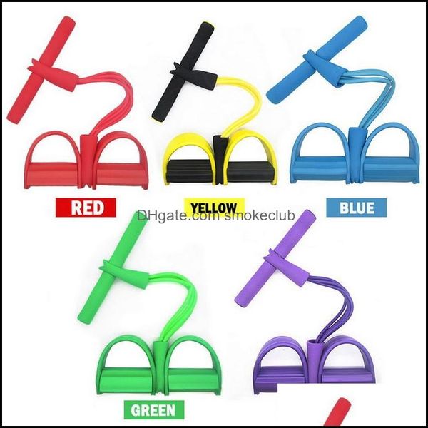 

equipments supplies sports & outdoors resistance bands mti function tension rope strong fitness latex pedal women men sit up pl ropes yoga e