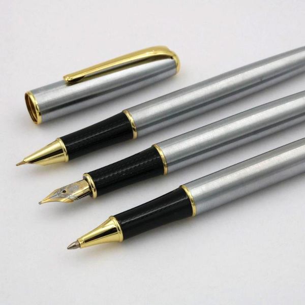 

fountain pens classic golden pen office stainless steel student wings