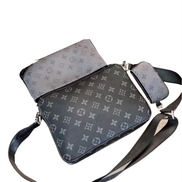 

autumn new fashion postman bag messenger single shoulder portable three in one