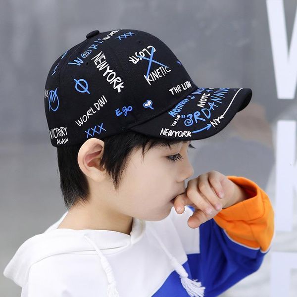

children's hat spring and autumn korean boys' cap baseball summer thin baby sunshade sun tide, Blue;gray