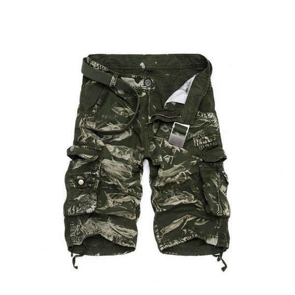 

men's shorts cargo pants camouflage pockets cotton blend fifth workwear for basketball training fashion clothing, White;black
