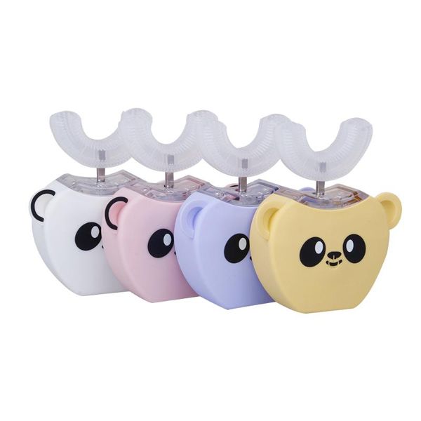 

smart electric toothbrush 360 u type 3-17 years old kids sonic automatic ultrasonic ipx7 teeth brush cartoon pattern children