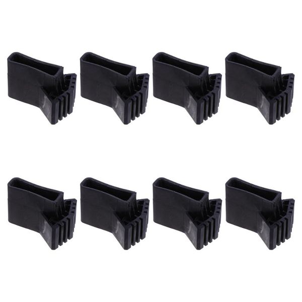 

kennels & pens 8pcs rubber ladder foot rest mats non-skid feet covers folding accessory