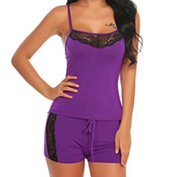 

lace underwear modal skirt slim suit home cloth pajamas 6045, Black;white